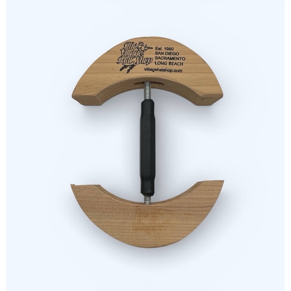 THE VILLAGE HAT SHOP Wooden Hat Stretcher Adjustable